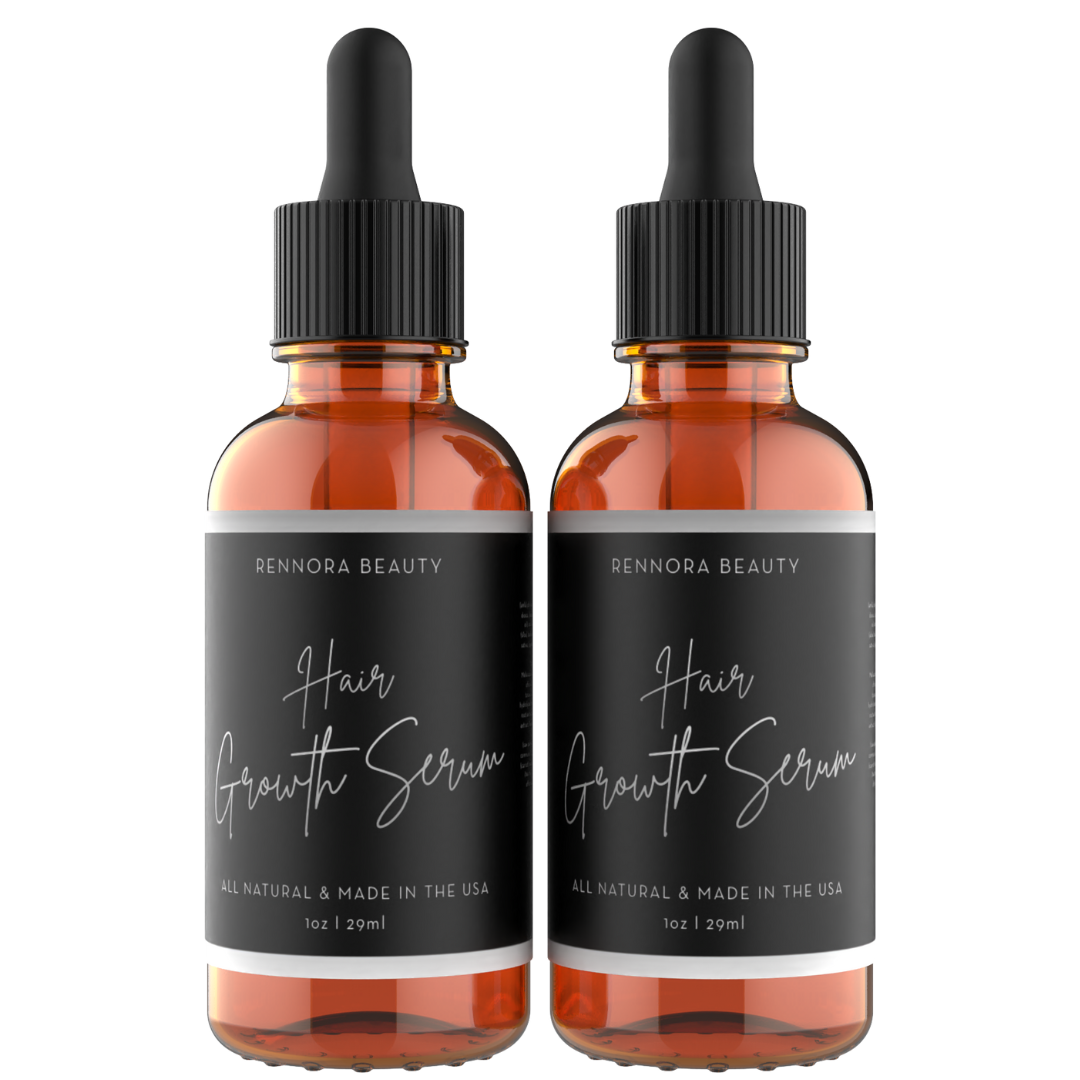 Two Bottles of Rennora Hair Growth Serum