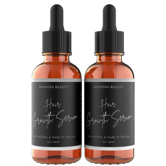Two Bottles of Rennora Hair Growth Serum